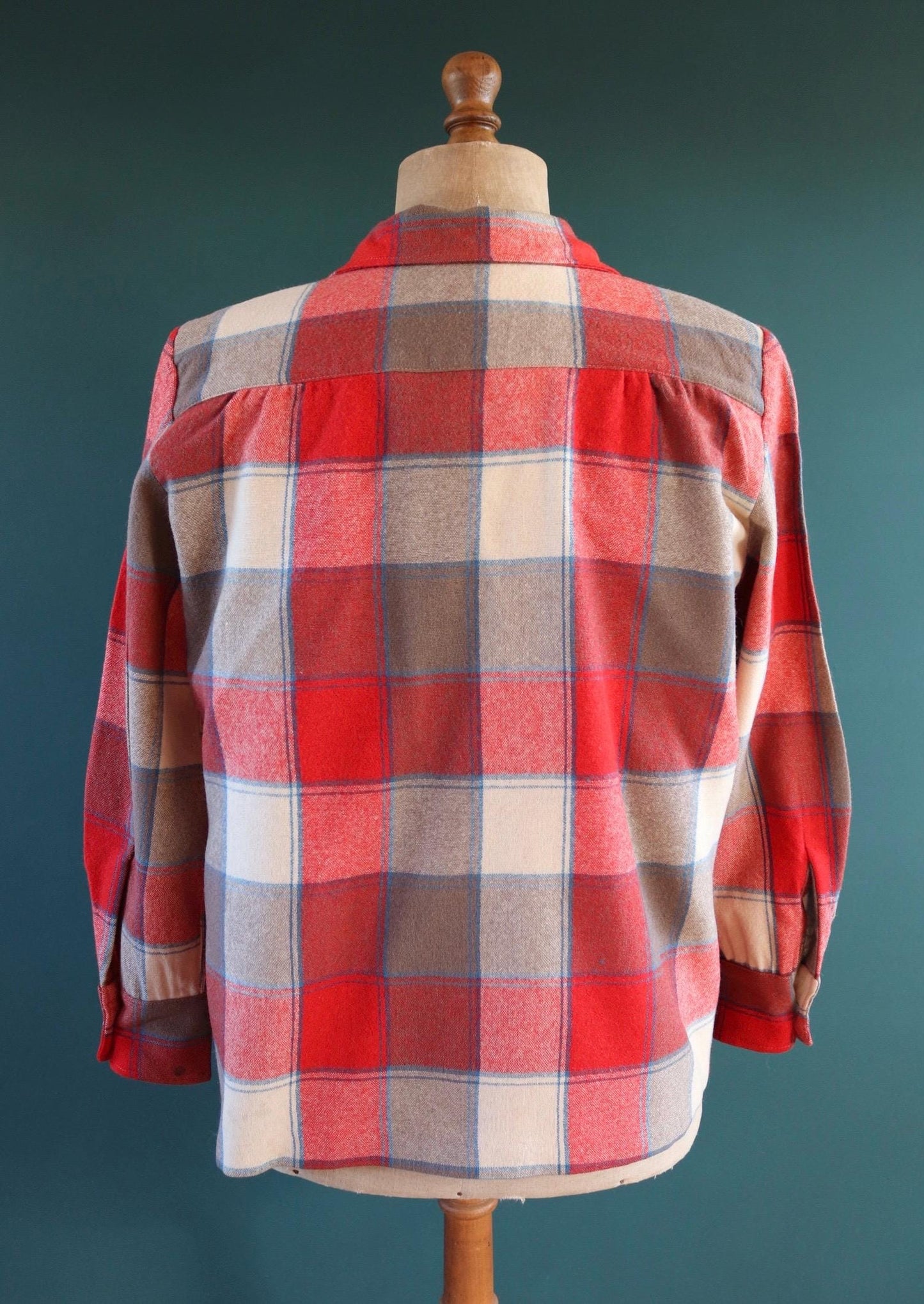 Vintage 1950s 60s wool 49er jacket - womens Pendleton - 46" chest