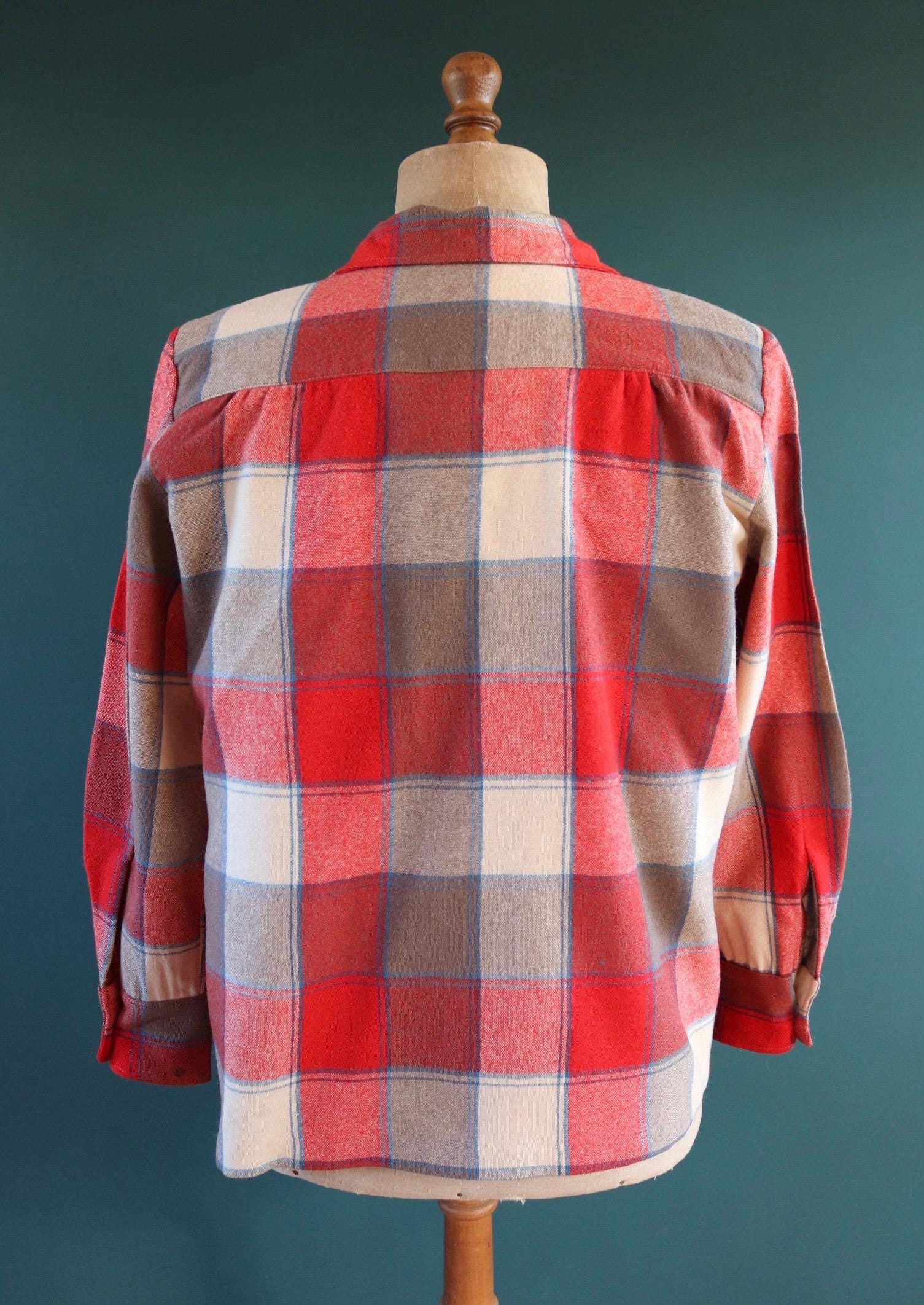 Vintage 1950s 60s wool 49er jacket - womens Pendleton - 46" chest