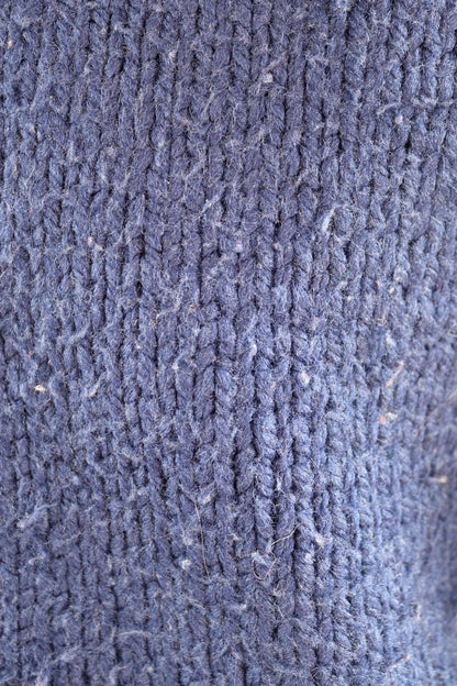 Vintage 1970s novelty acrylic cowichan sweater - sailing boat design - shawl collar - 44” chest