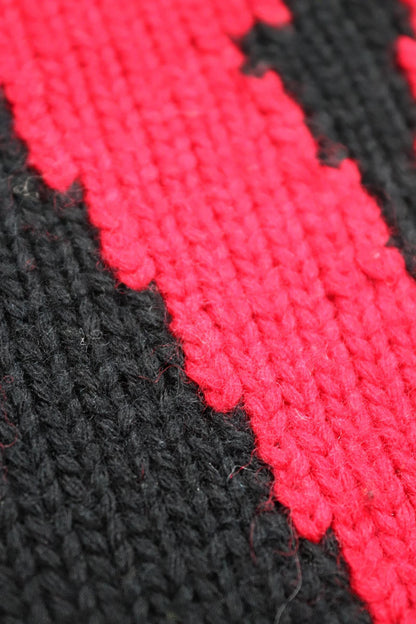 Vintage varsity sweater - knitted wool jumper - preppy style - 1960s knitwear - 36” chest