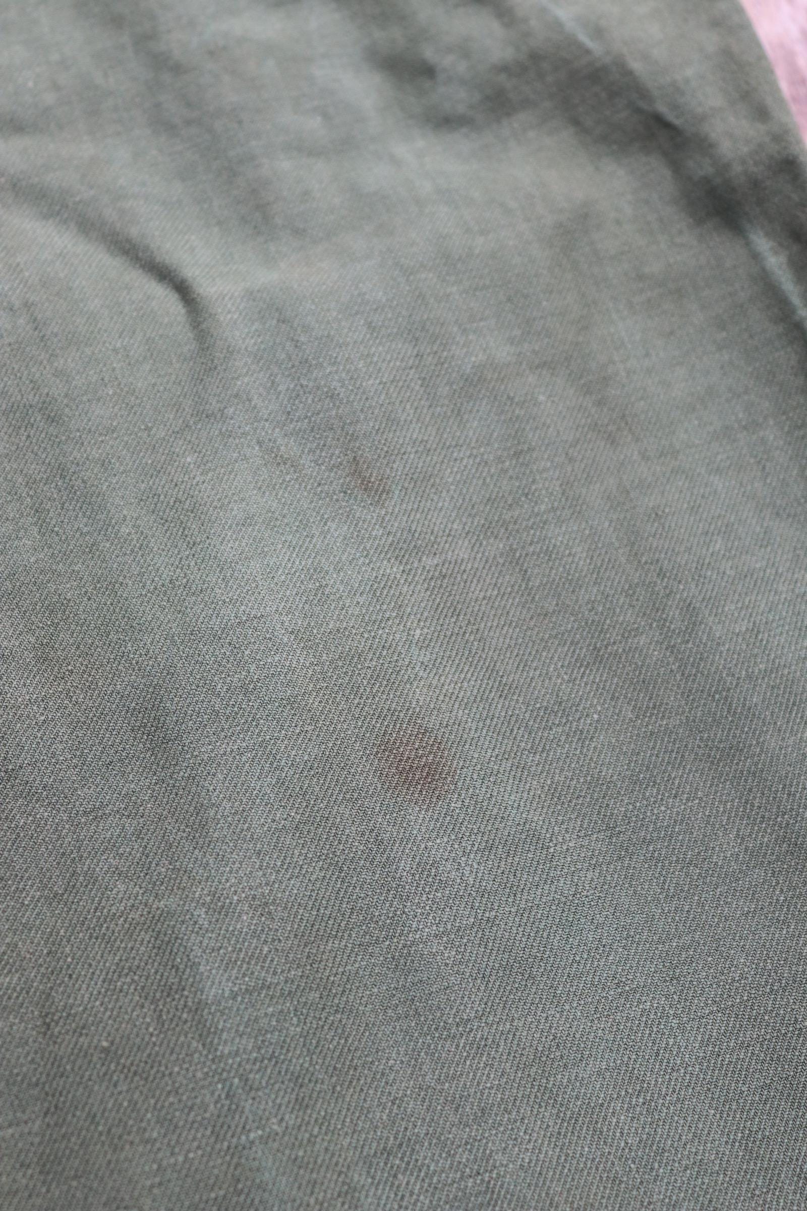 Vintage 1940s Swedish army trousers - 1950s military workwear - cotton twill buckle back pants - utility field chore - 38” x 29”