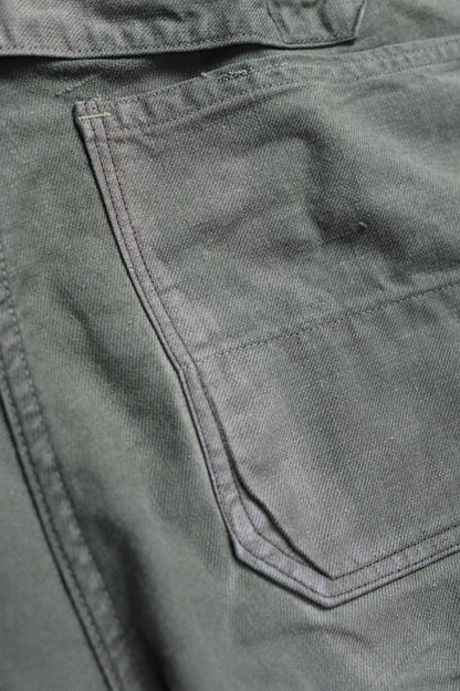 Vintage 1940s Swedish army trousers - 1950s military workwear - cotton twill buckle back pants - utility field chore - 38” x 29”