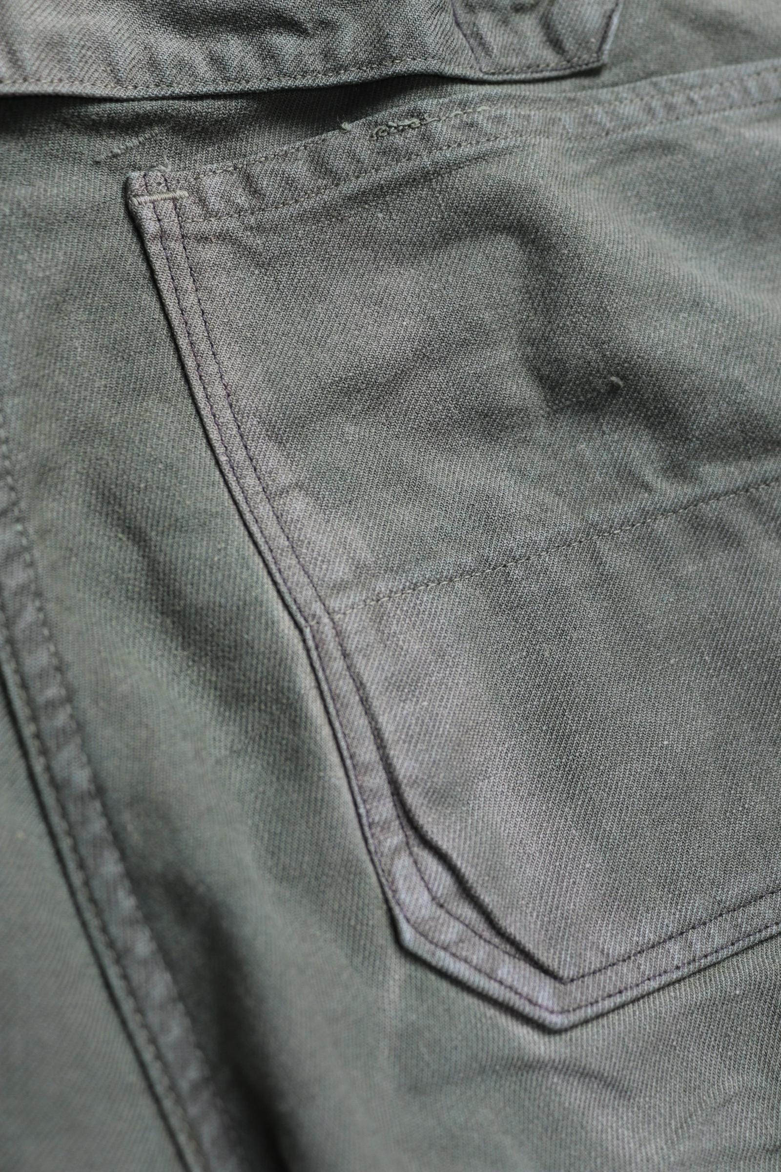 Vintage 1940s 50s Swedish army trousers - military workwear - cotton twill buckle back pants - utility field chore - 38” x 29”