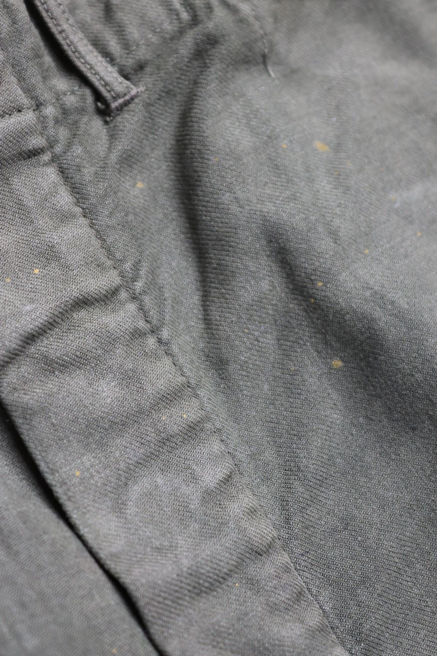 Vintage 1940s 50s Swedish army trousers - military workwear - cotton twill buckle back pants - utility field chore - 37” x 30”