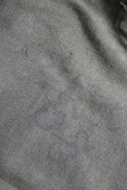 Vintage 1940s 50s Swedish army trousers - military workwear - cotton twill buckle back pants - utility field chore - 34” x 30”