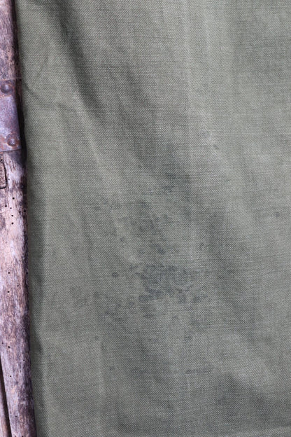 Vintage 1940s 50s Swedish army trousers - military workwear - cotton twill buckle back pants - utility field chore - 34” x 30”