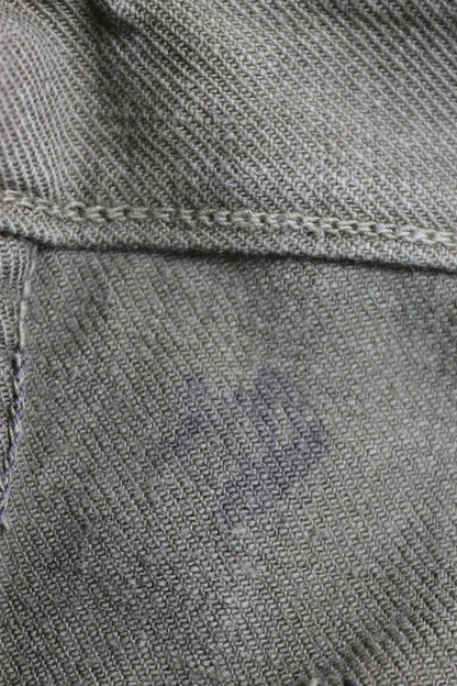 Vintage 1940s 50s Swedish army trousers - military workwear - cotton twill buckle back pants - utility field chore - 40” x 29”