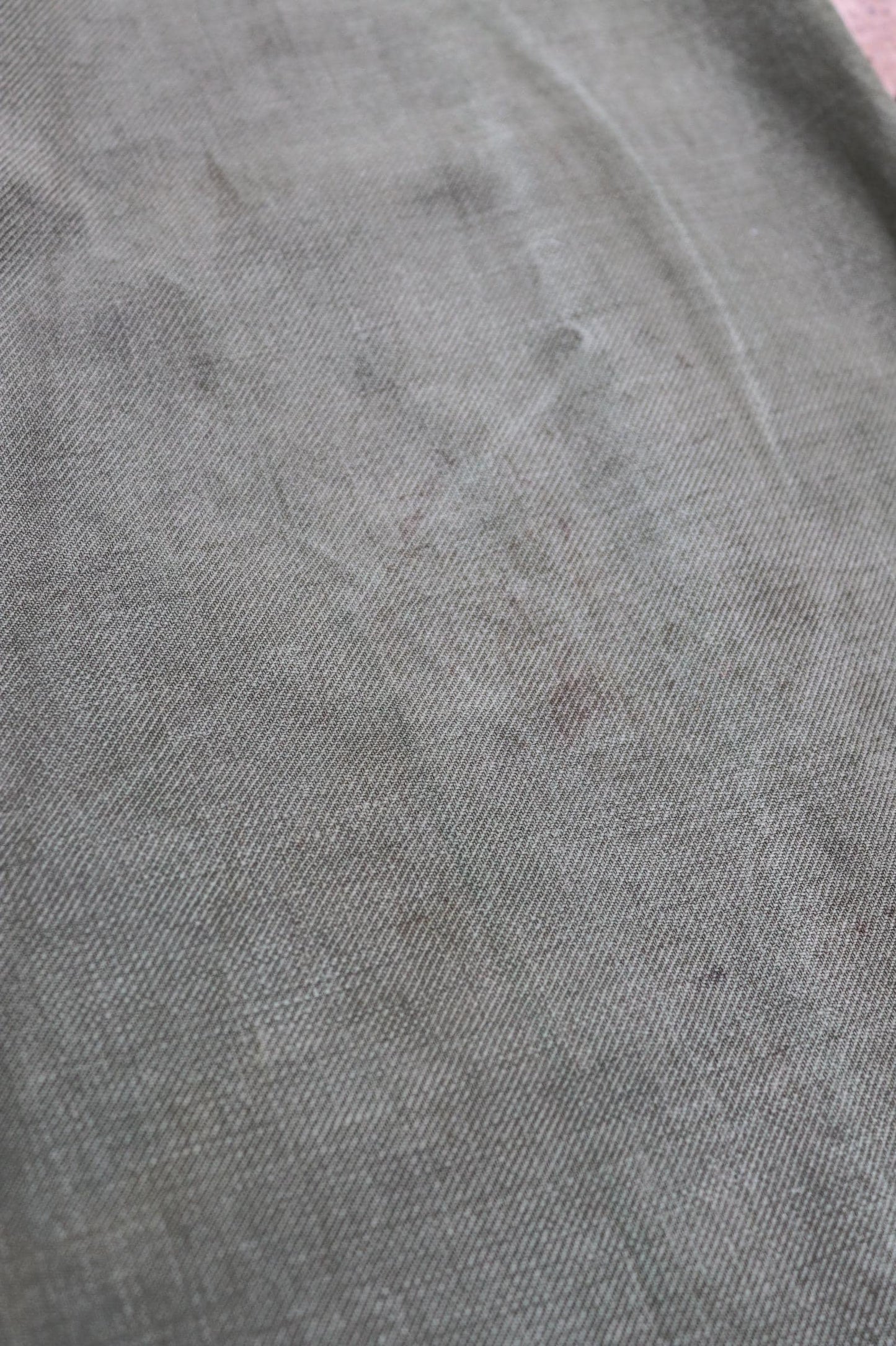 Vintage 1940s 50s Swedish army trousers - military workwear - cotton twill buckle back pants - utility field chore - 40” x 29”