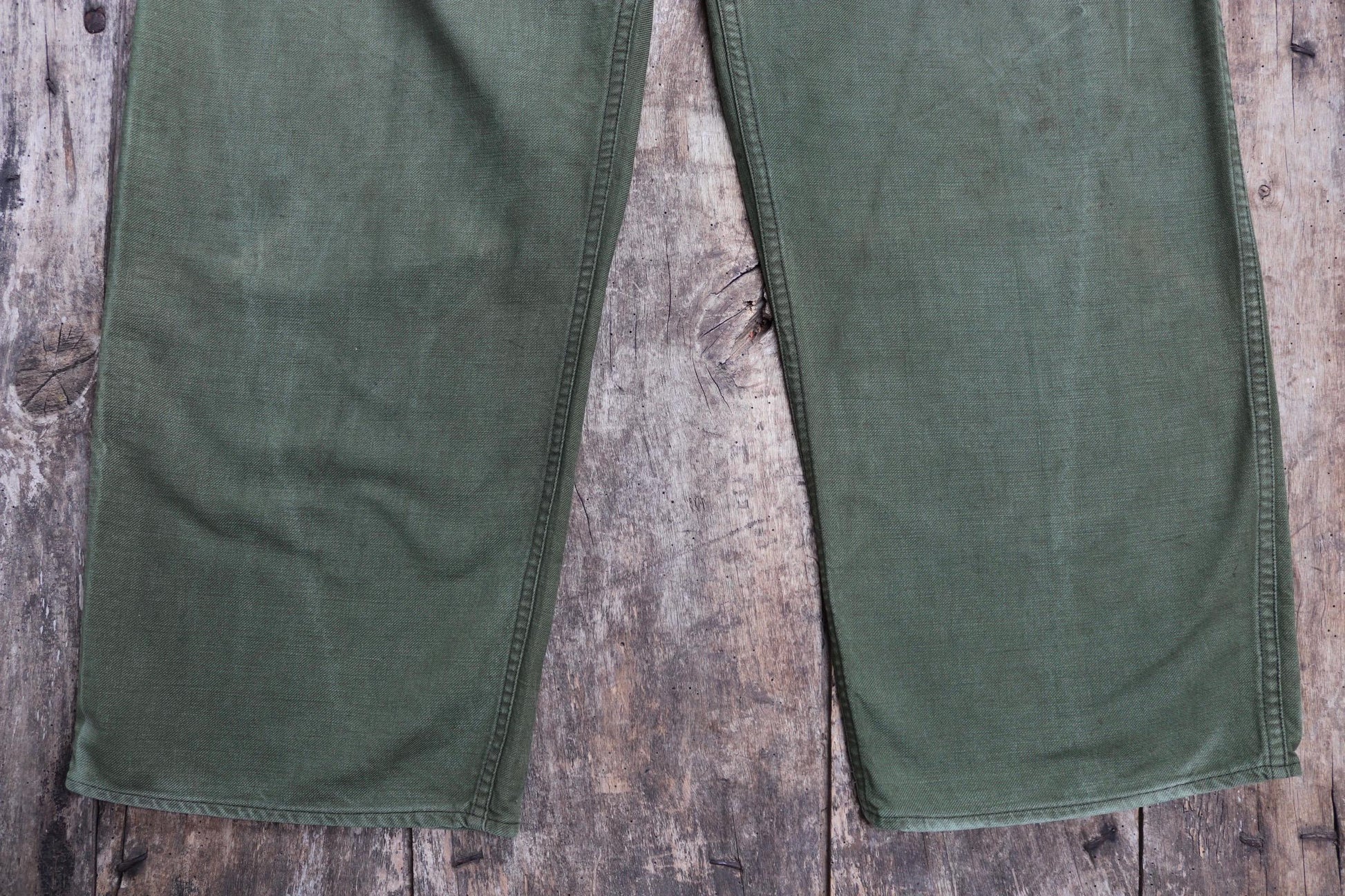 Vintage 1940s 50s Swedish army trousers - military workwear - cotton twill buckle back pants - utility field chore - 40” x 29”