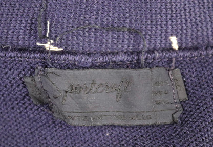 Vintage wool varsity sweater - 1950s knitwear - Ivy style - 36” chest