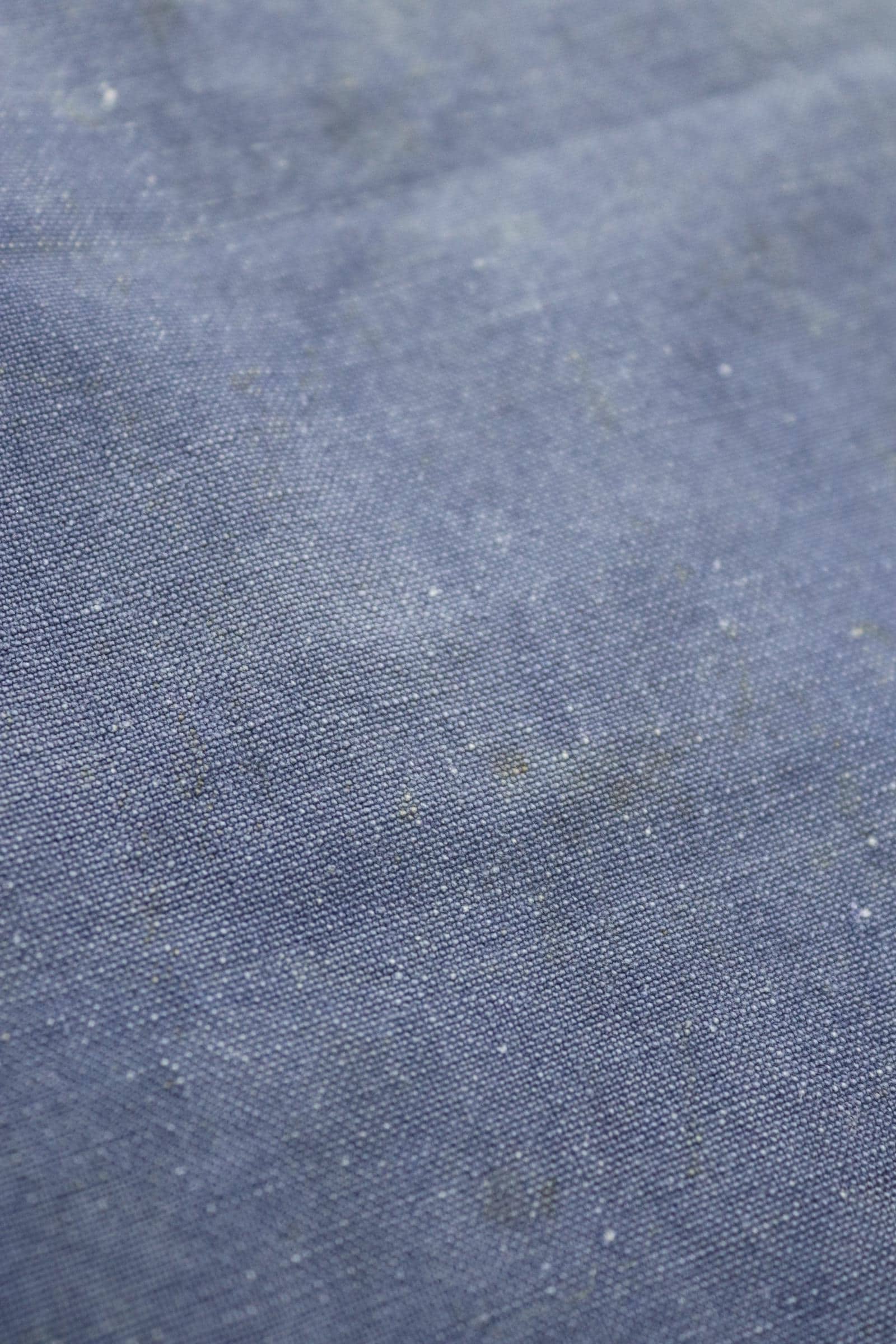 Vintage French workwear trousers - 1930s chore pants - sun faded blue cotton - 34” x 27”