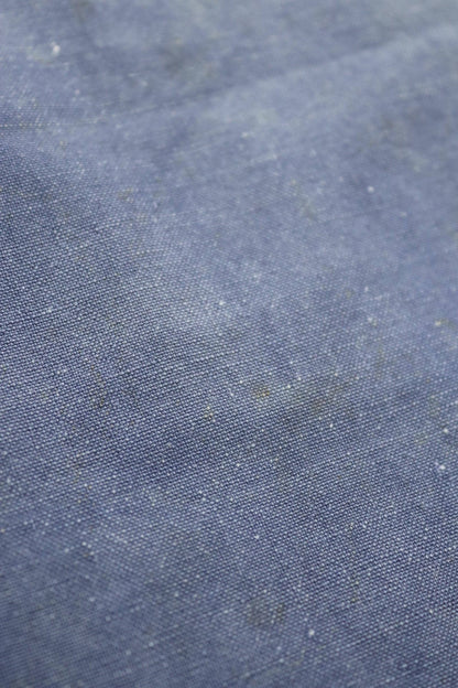 Vintage French workwear trousers - 1930s chore pants - sun faded blue cotton - 34” x 27”