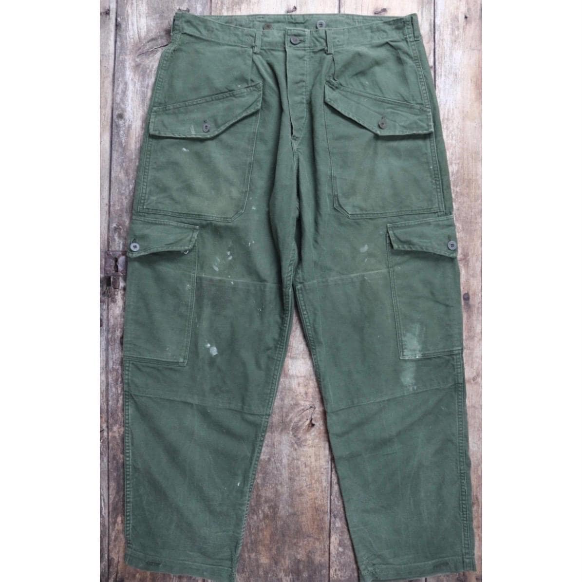 Vintage 1980s Swedish Air Force cargo trousers - military utility pants - 36" x 30"