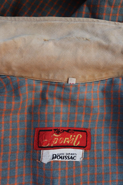 Vintage 1950s 60s French hunting jacket - workwear coat - 43” chest