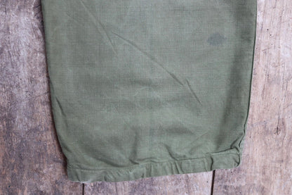 Vintage Swedish workwear trousers - utility chore pants - buckle back - 36” x 30”