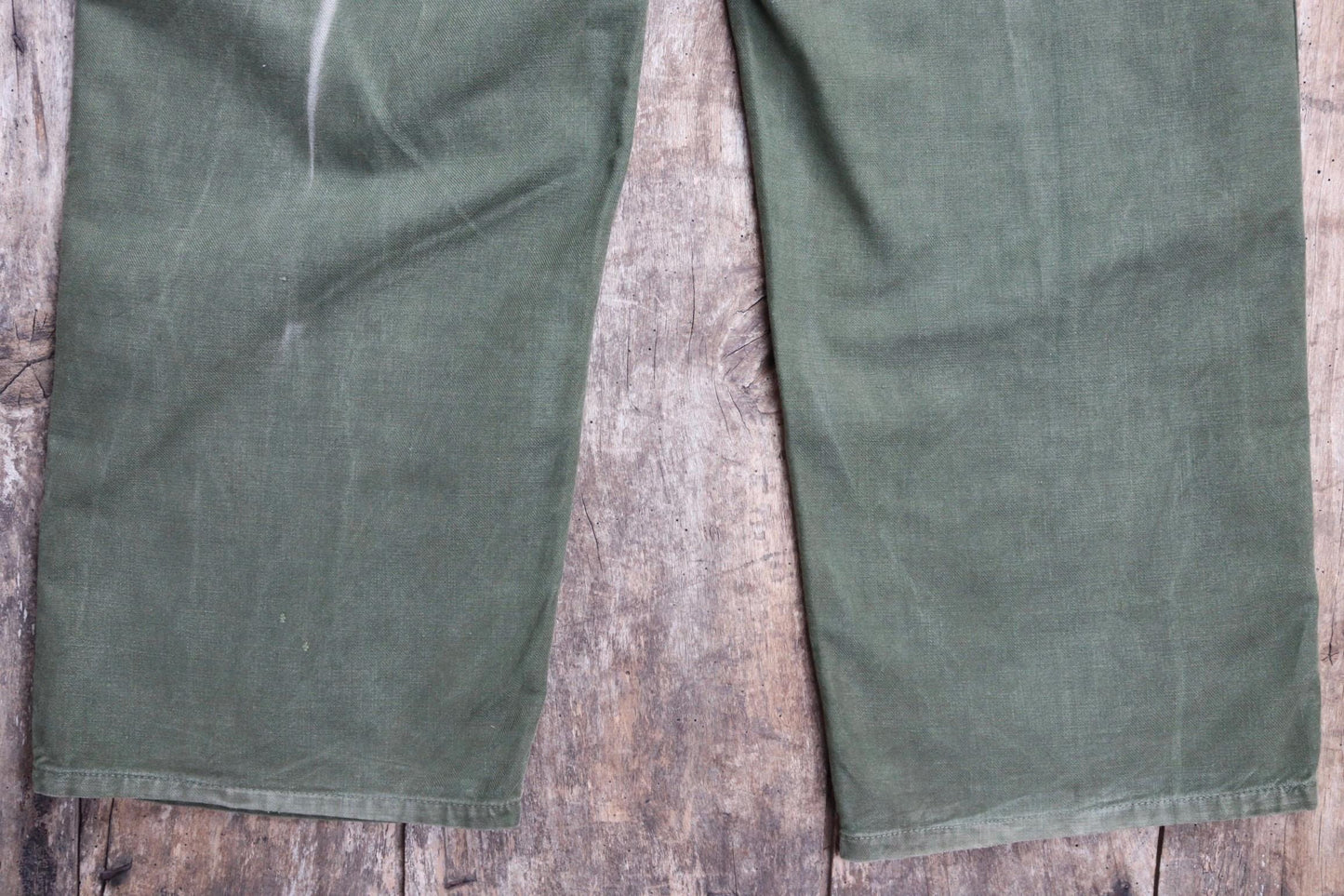 Vintage Swedish military workwear trousers - buckle back - utility pants - 36" x 31"