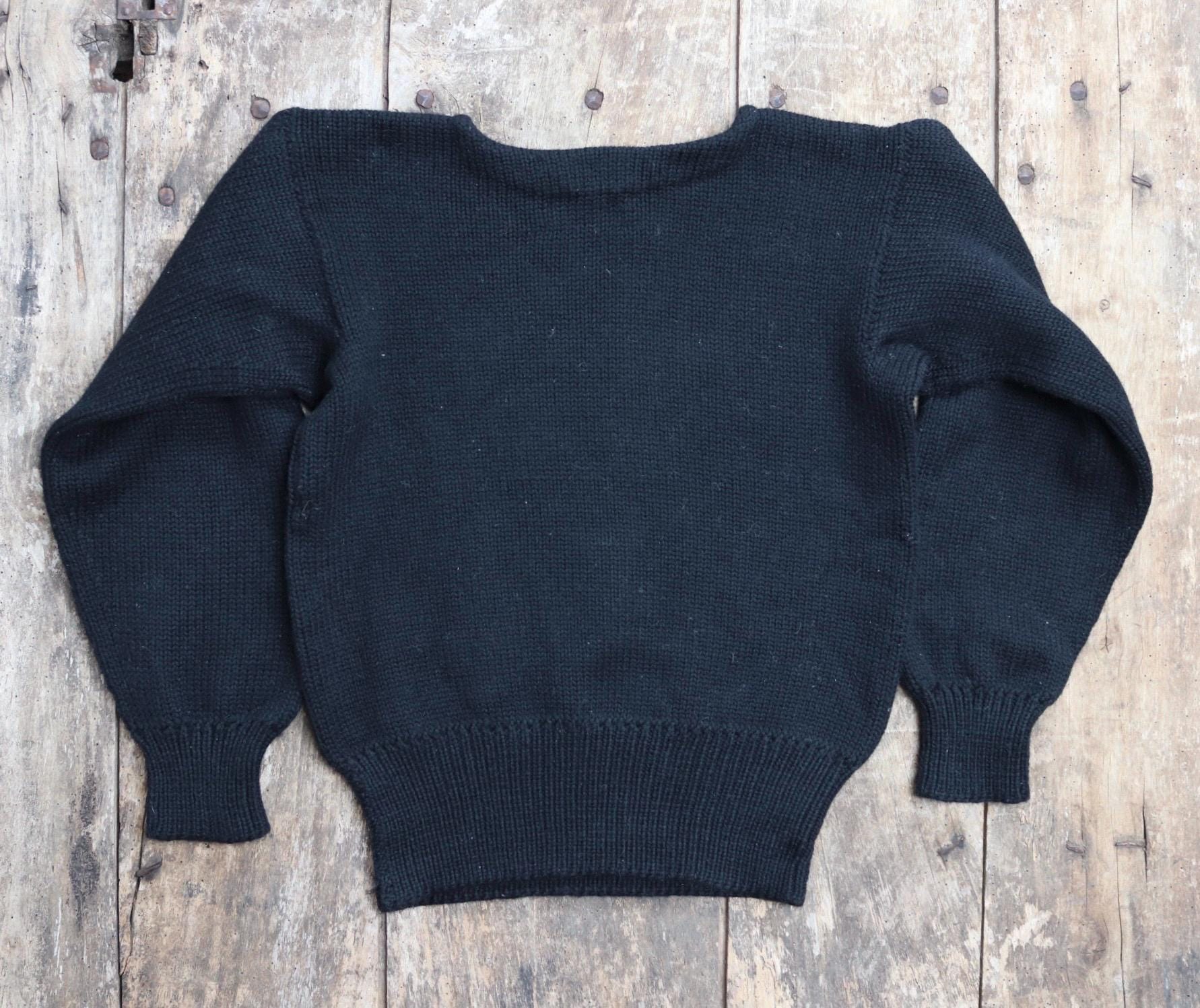 Vintage varsity sweater - knitted wool jumper - preppy style - 1960s knitwear - 36” chest