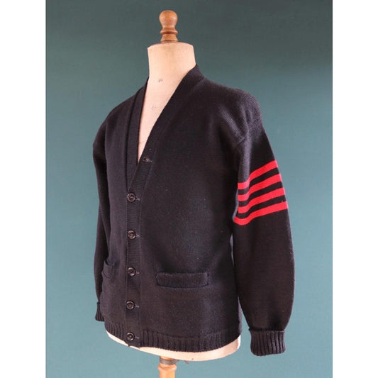 Vintage college sweater - 1960s varsity knit - 38” chest