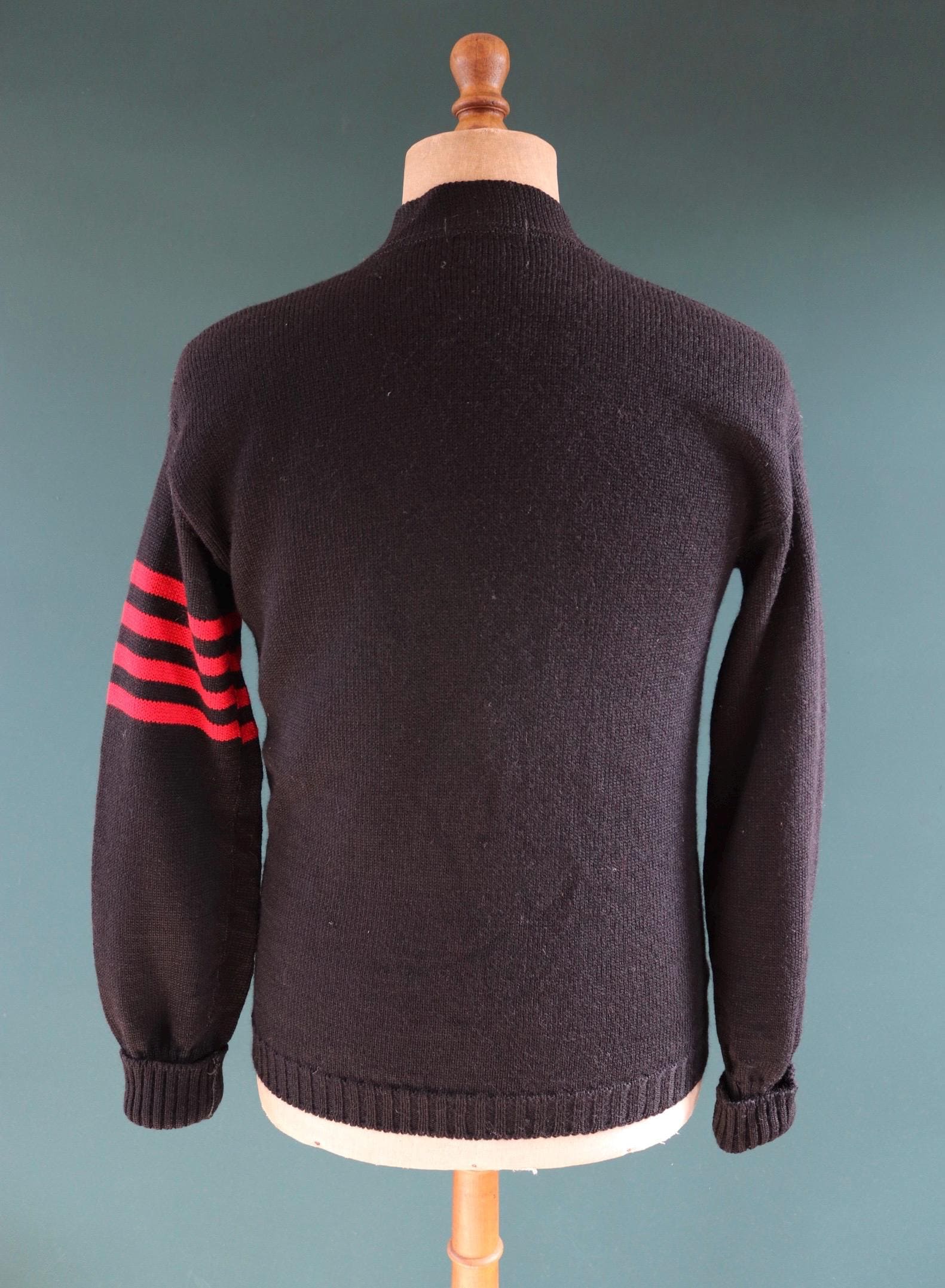 Vintage college sweater - 1960s varsity knit - 38” chest