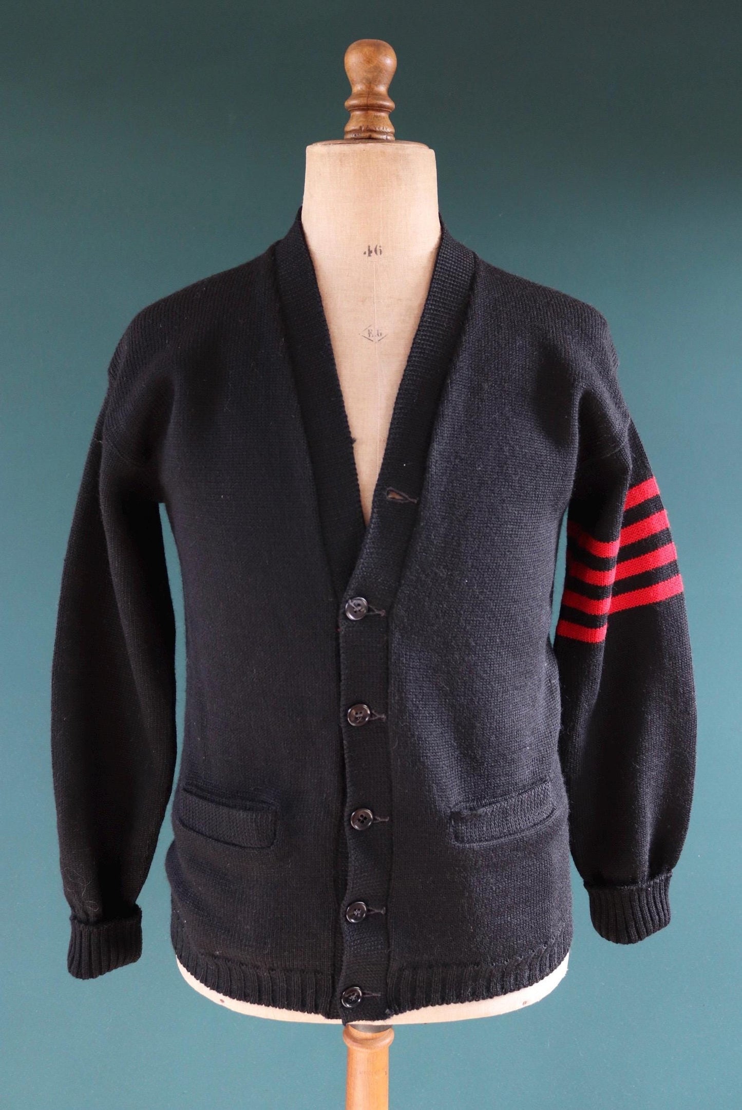 Vintage college sweater - 1960s varsity knit - 38” chest