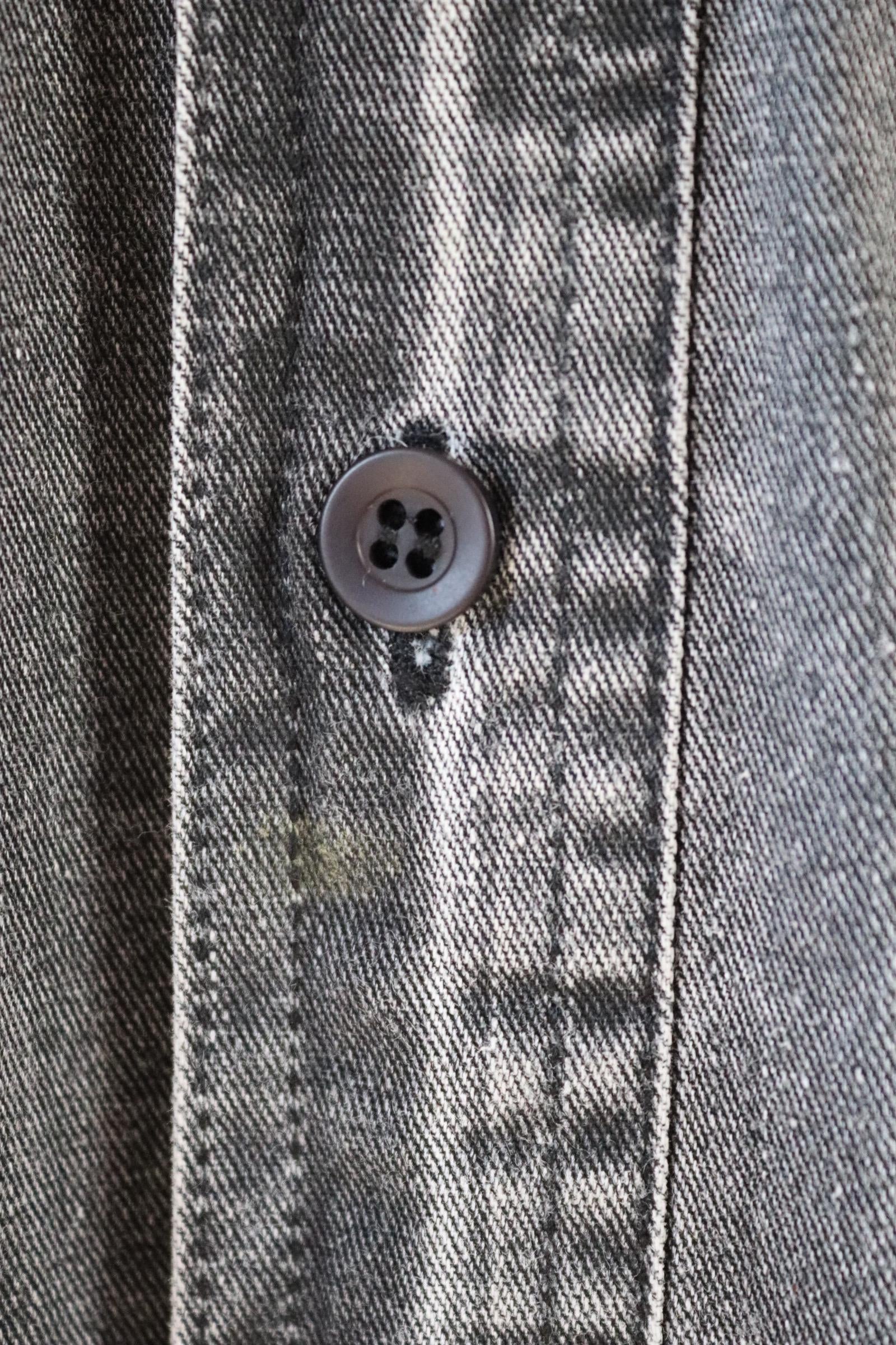 Vintage 1990s Wrangler Brushpopper shirt - faded black - Western - 52" chest