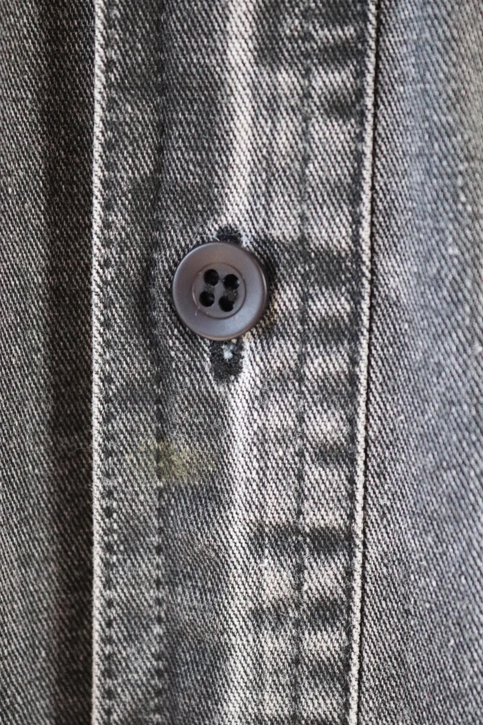 Vintage 1990s Wrangler Brushpopper shirt - faded black - Western - 52" chest