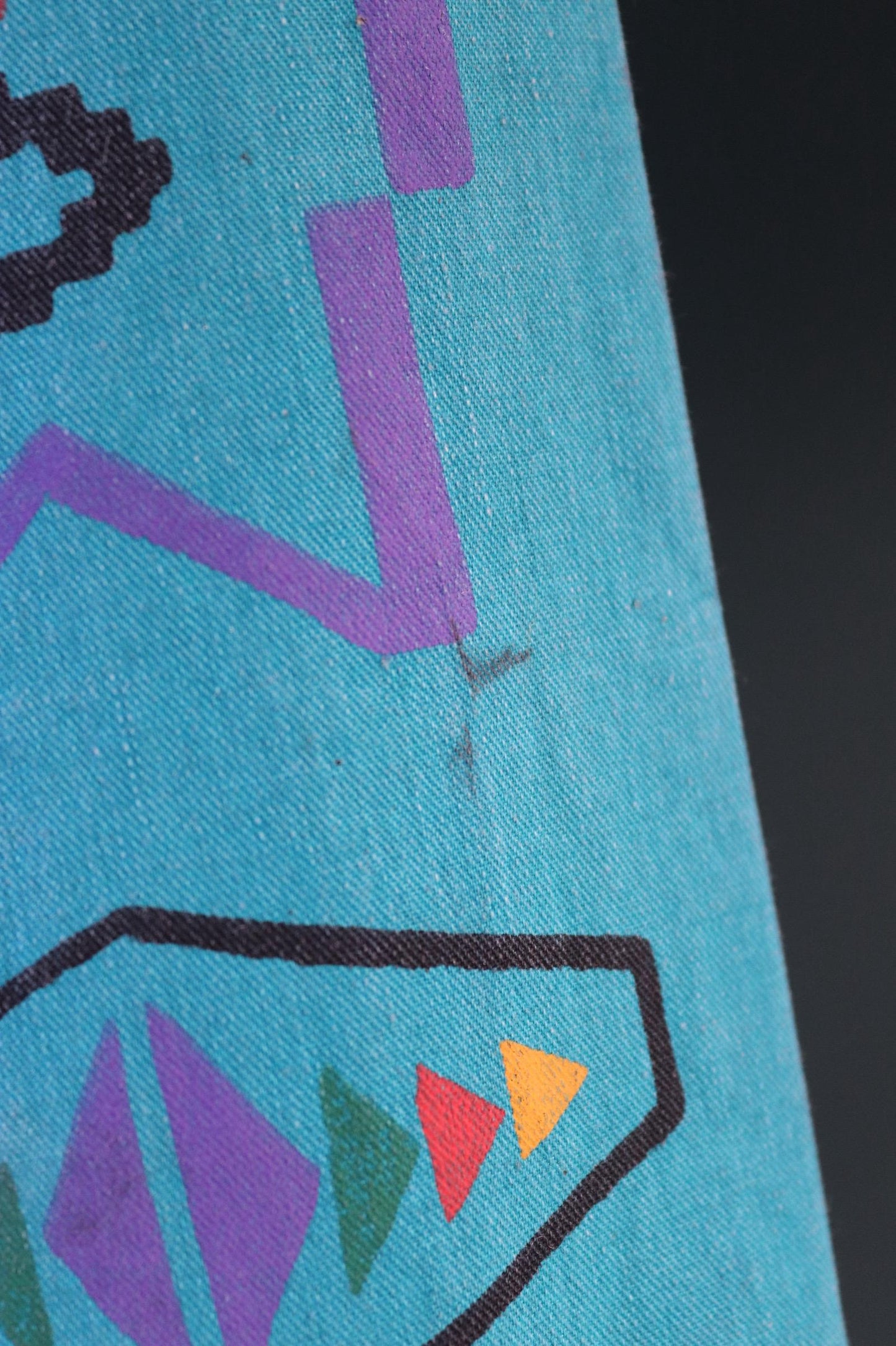 Vintage 1990s Wrangler Brushpopper shirt - Aztec print - Western - 49" chest