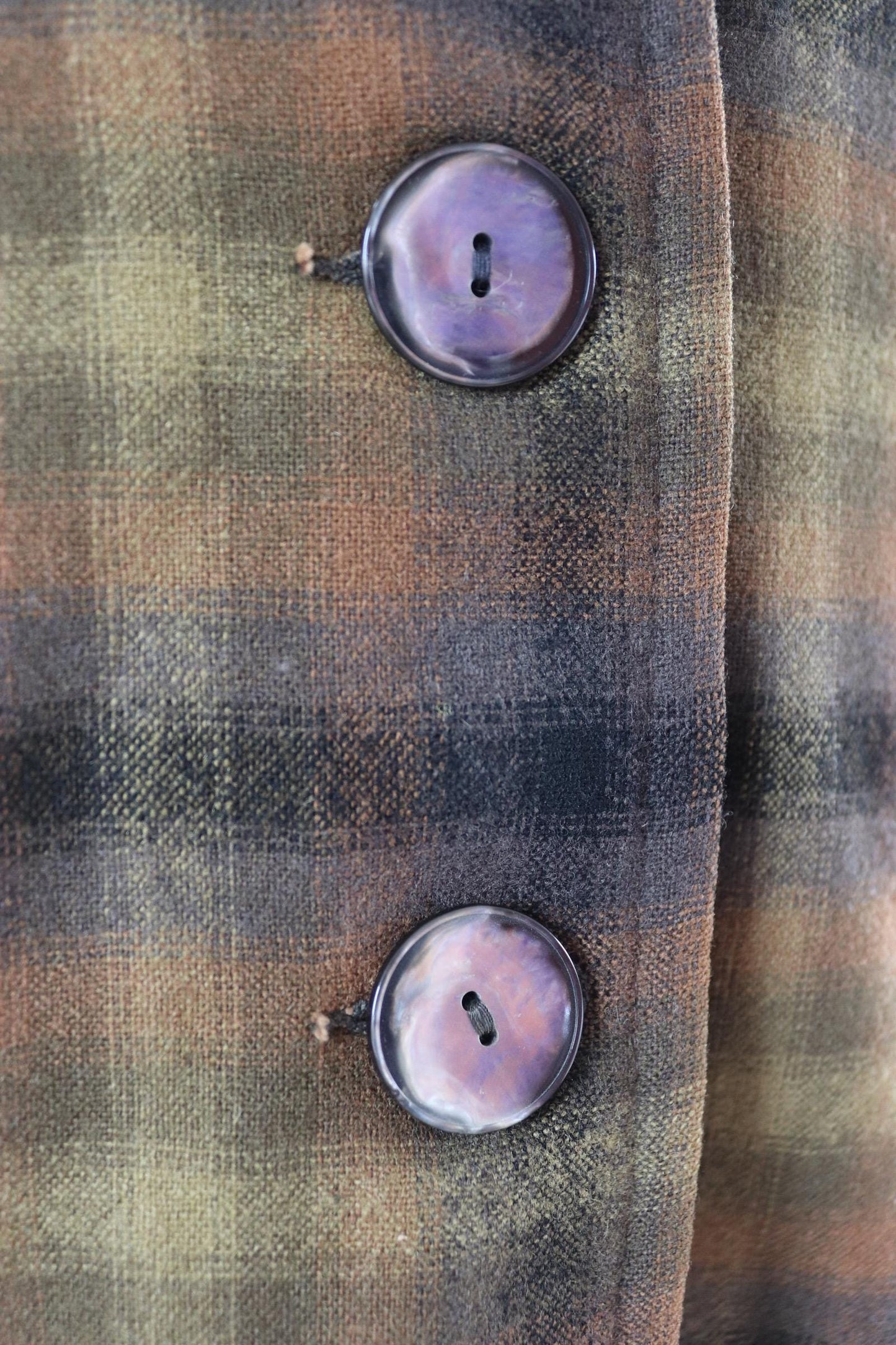 Vintage women’s Pendleton 49er jacket - autumn colours - 1950s plaid wool - 48" chest