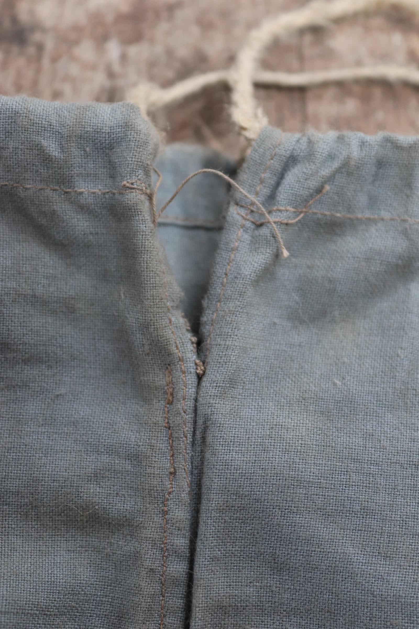 Antique cotton bag - 1920s Swedish military pouch - LARP - Ren Faire