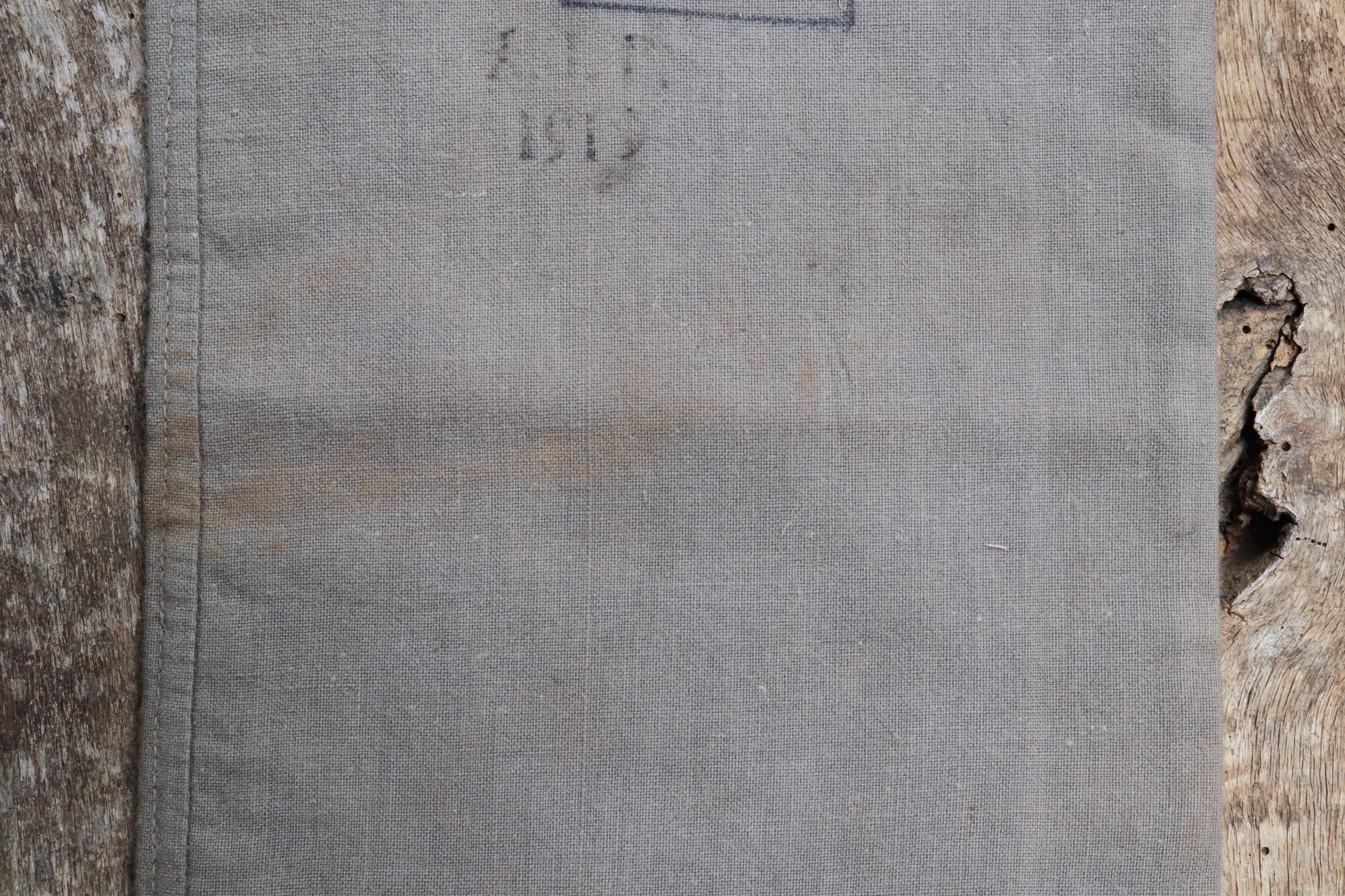 Antique cotton bag - 1920s Swedish military pouch - LARP - Ren Faire