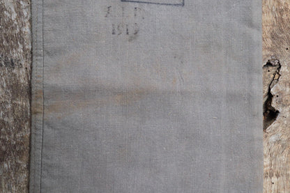 Antique cotton bag - 1920s Swedish military pouch - LARP - Ren Faire