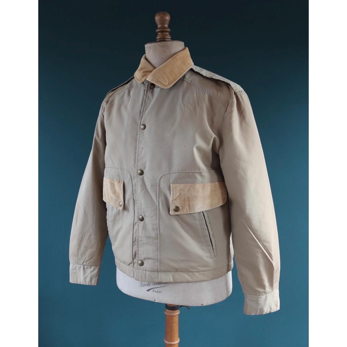Vintage 1960s quilted jacket - American workwear - 45” chest
