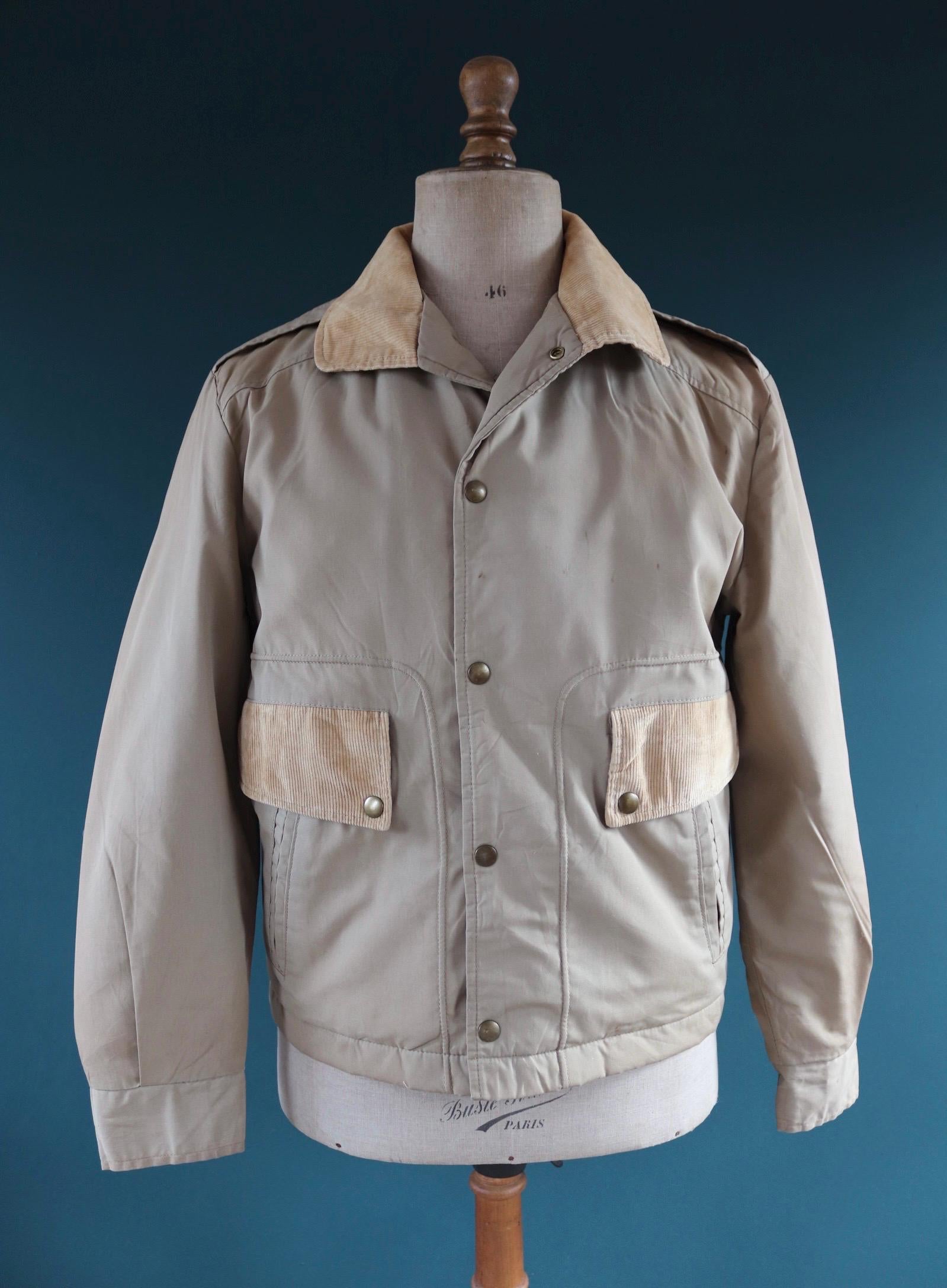 Vintage 1960s quilted jacket - American workwear - 45” chest