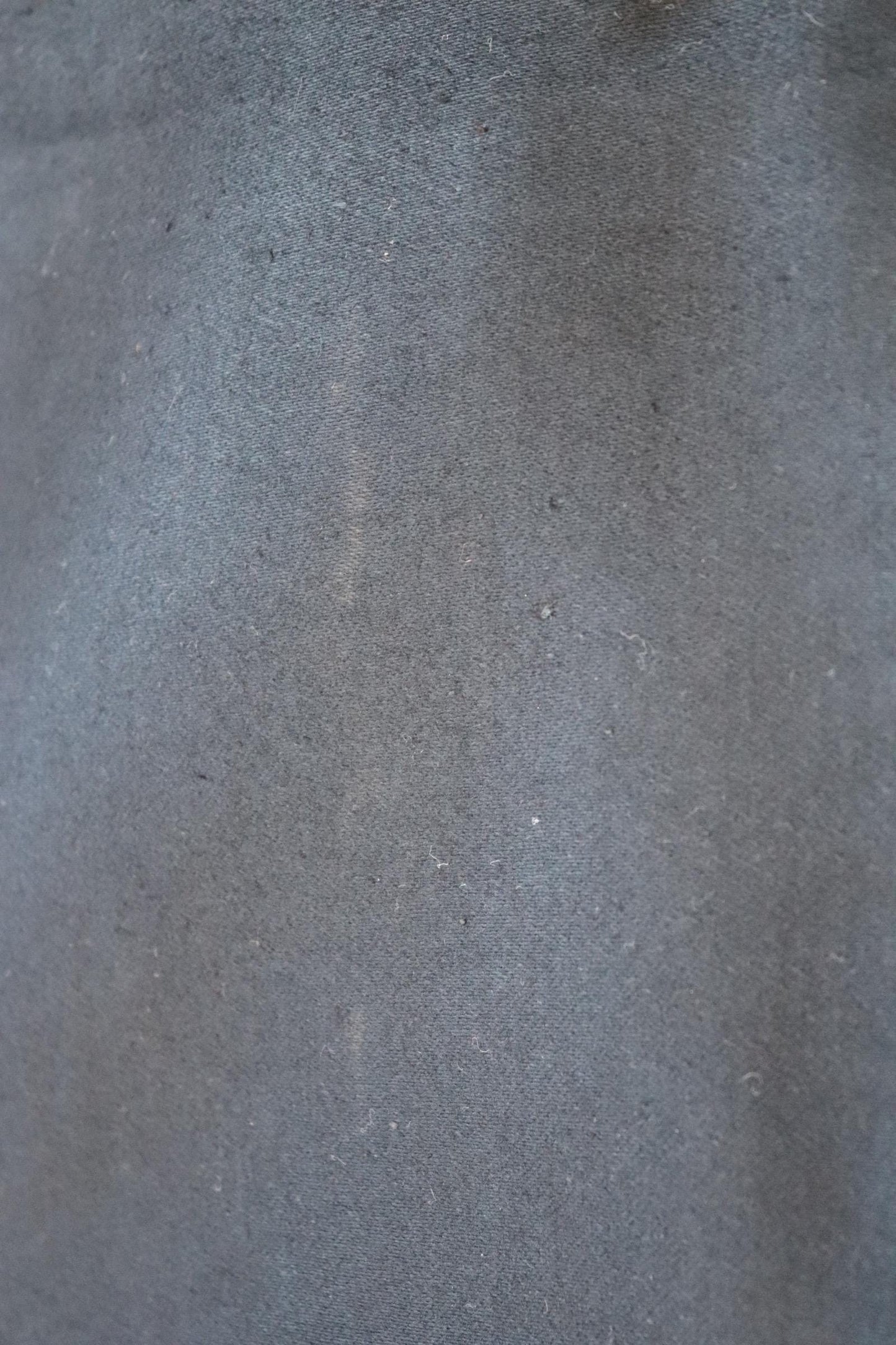 Vintage 1940s French black moleskin chore jacket - deadstock workwear - 52” chest