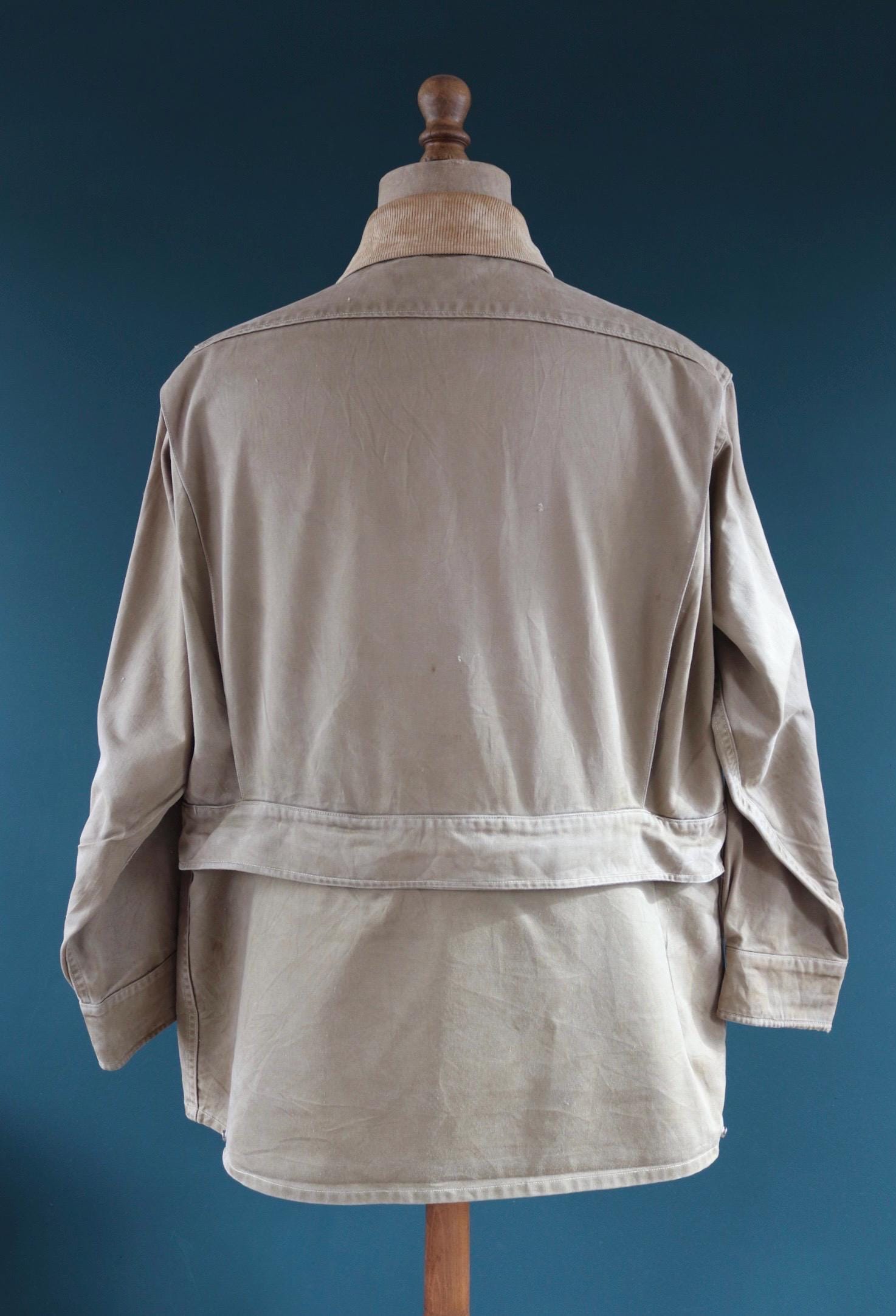 Vintage 1940s 50s hunting jacket - American workwear - Klondike cloth - 52" Chest