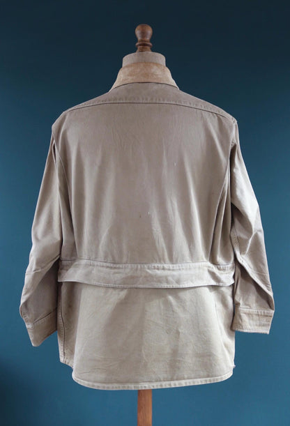 Vintage 1940s 50s hunting jacket - American workwear - Klondike cloth - 52" Chest