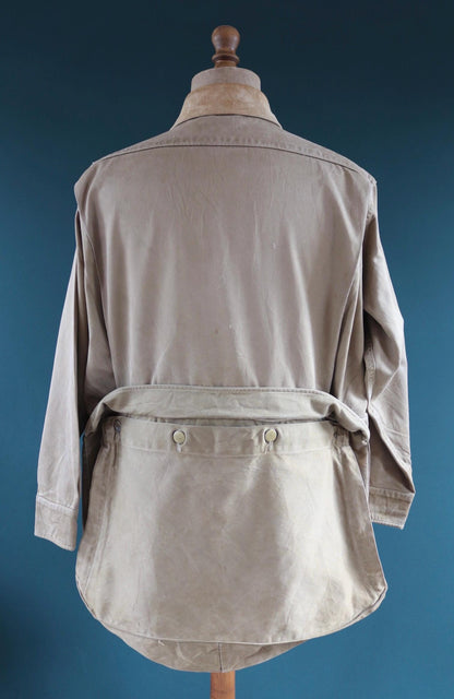 Vintage 1940s 50s hunting jacket - American workwear - Klondike cloth - 52" Chest