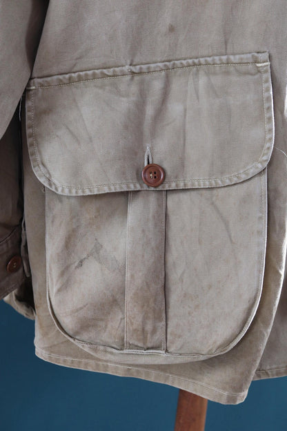 Vintage 1940s 50s hunting jacket - American workwear - Klondike cloth - 52" Chest