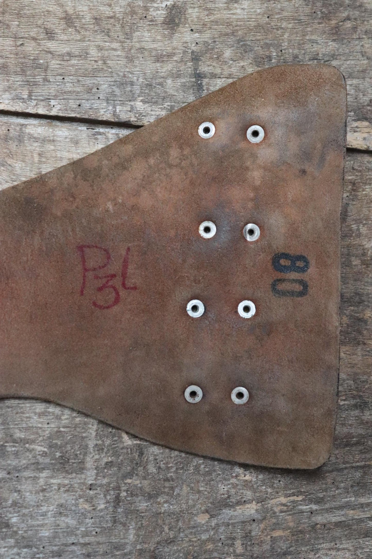 Vintage 1940s brown leather kidney belt - Swedish military dispatch rider - WW2 motorcycle - 31” 32” 34”