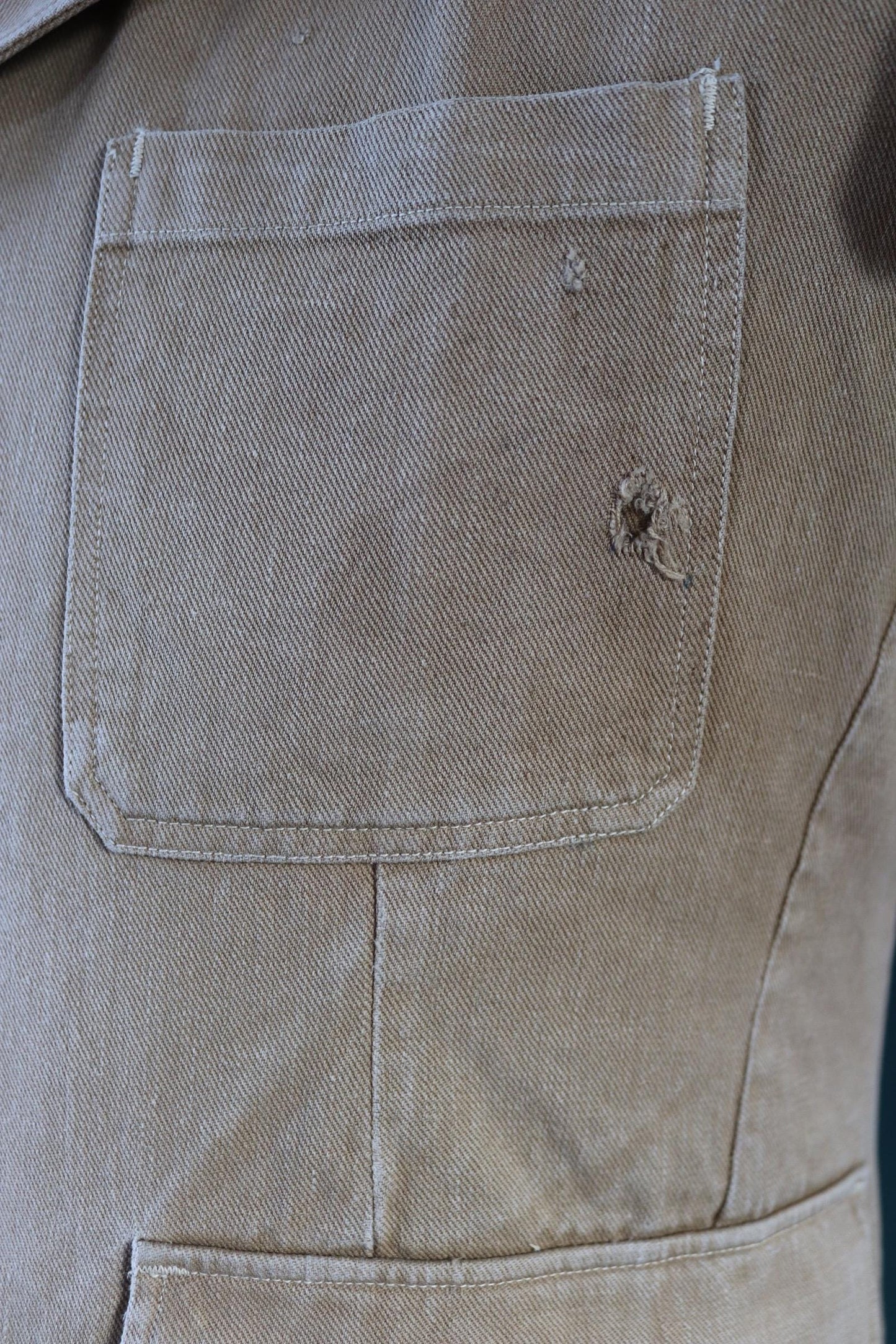 Vintage 1920s French postman jacket - antique workwear - 38” chest