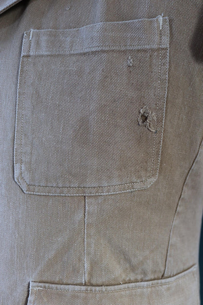 Vintage 1920s French postman jacket - antique workwear - 38” chest