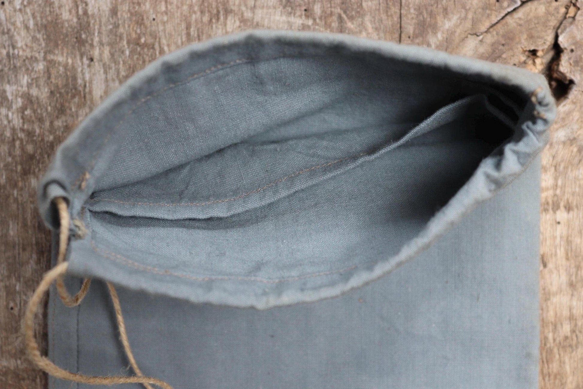 Antique cotton bag - 1920s Swedish military pouch - LARP - Ren Faire