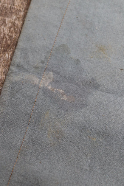 Antique cotton bag - 1920s Swedish military pouch - LARP - Ren Faire