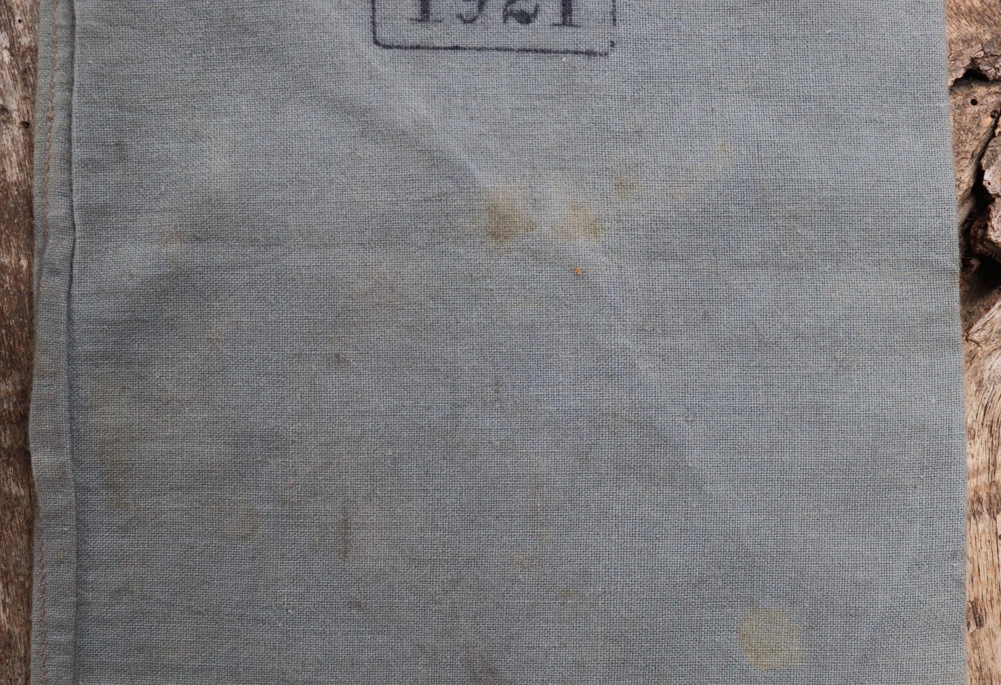 Antique cotton bag - 1920s Swedish military pouch - LARP - Ren Faire