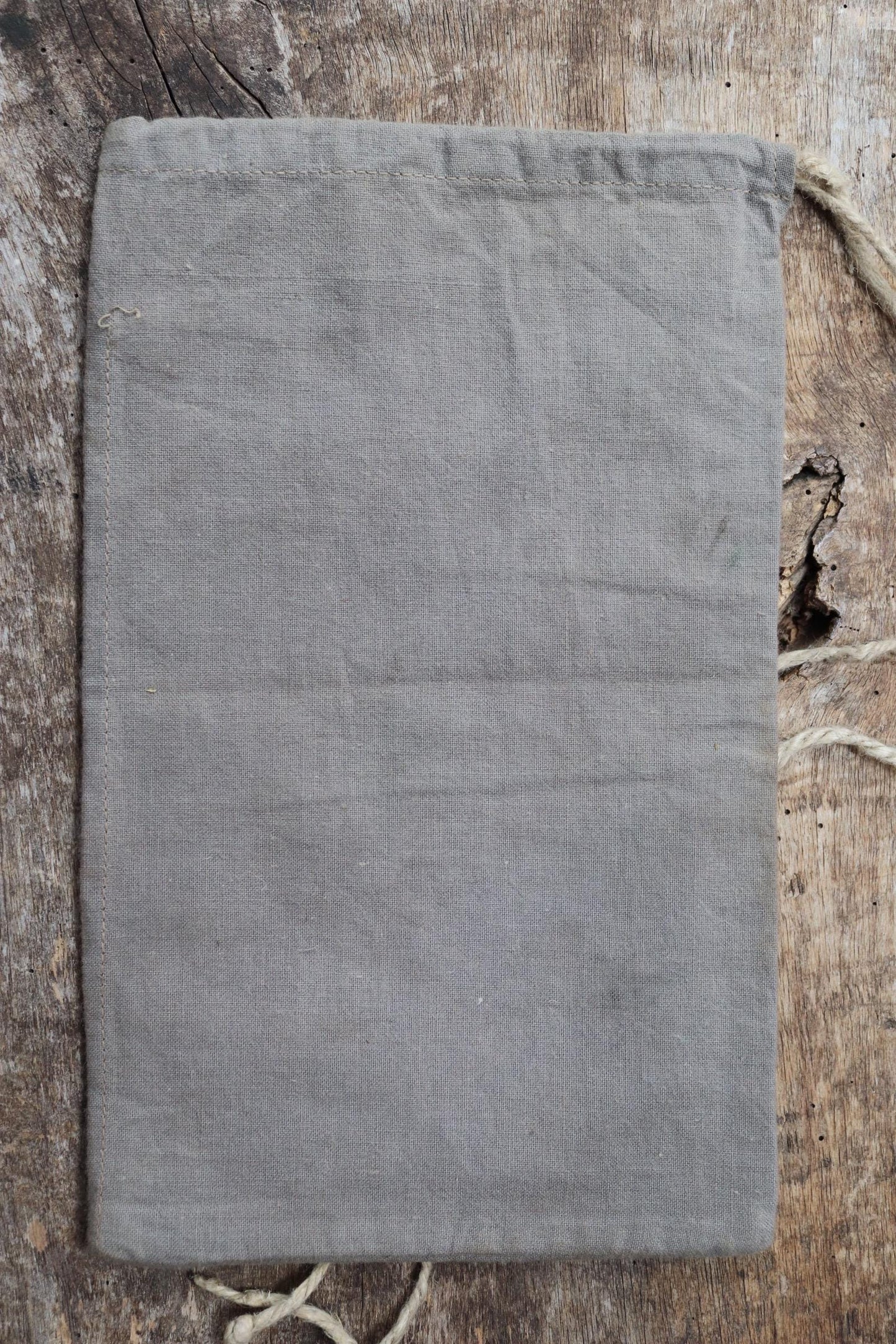 Antique cotton bag - 1920s Swedish military pouch - LARP - Ren Faire