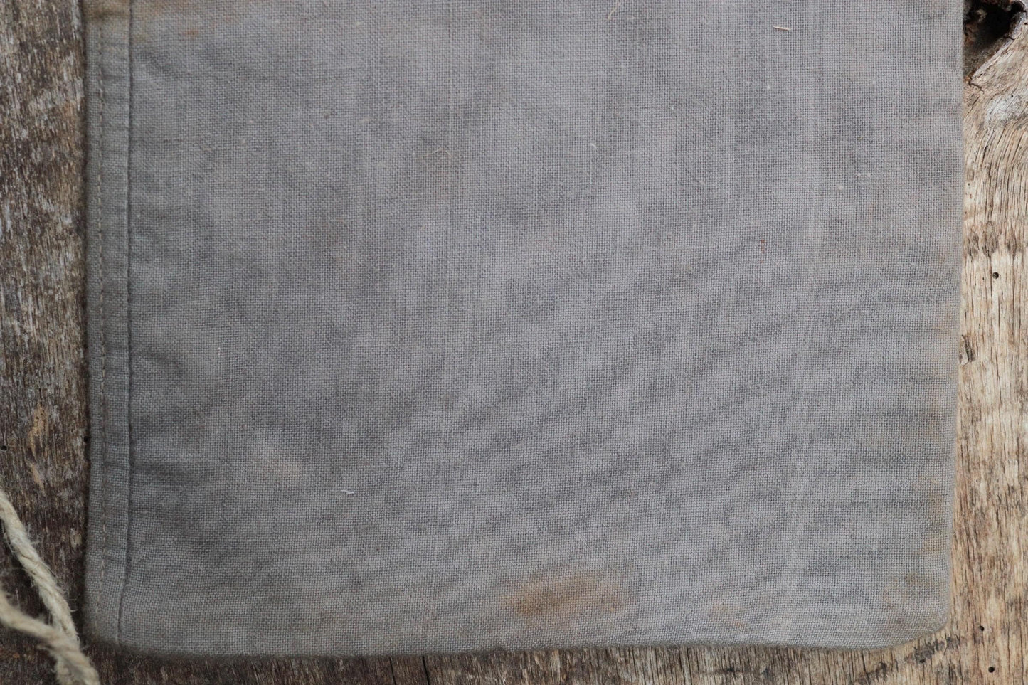 Antique cotton bag - 1920s Swedish military pouch - LARP - Ren Faire