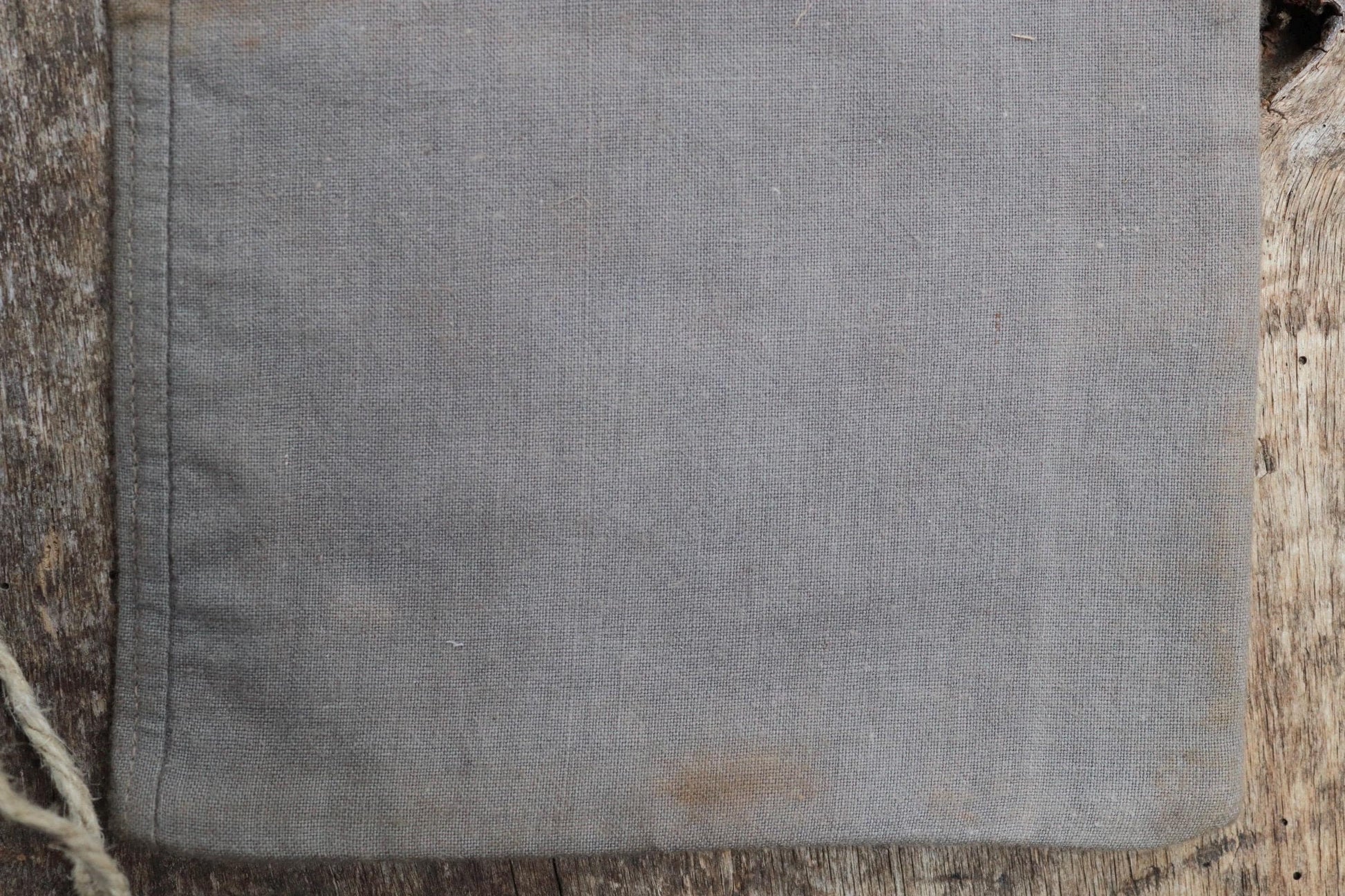 Antique cotton bag - 1920s Swedish military pouch - LARP - Ren Faire