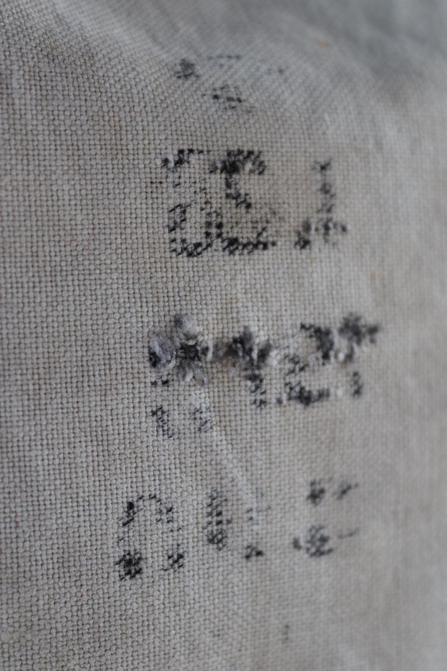 Antique WW1 military bag - Swedish army musette - cotton cross body bread bag - mattornist