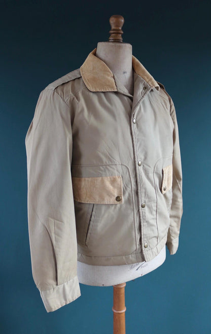 Vintage 1960s quilted jacket - American workwear - 45” chest