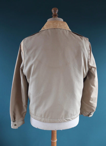 Vintage 1960s quilted jacket - American workwear - 45” chest